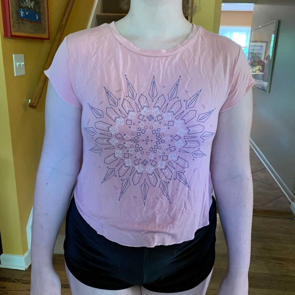 Pink mandala T-shirt